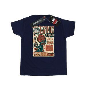 Big Bang Theory Mens Infographic Poster T-Shirt / Navy Blue